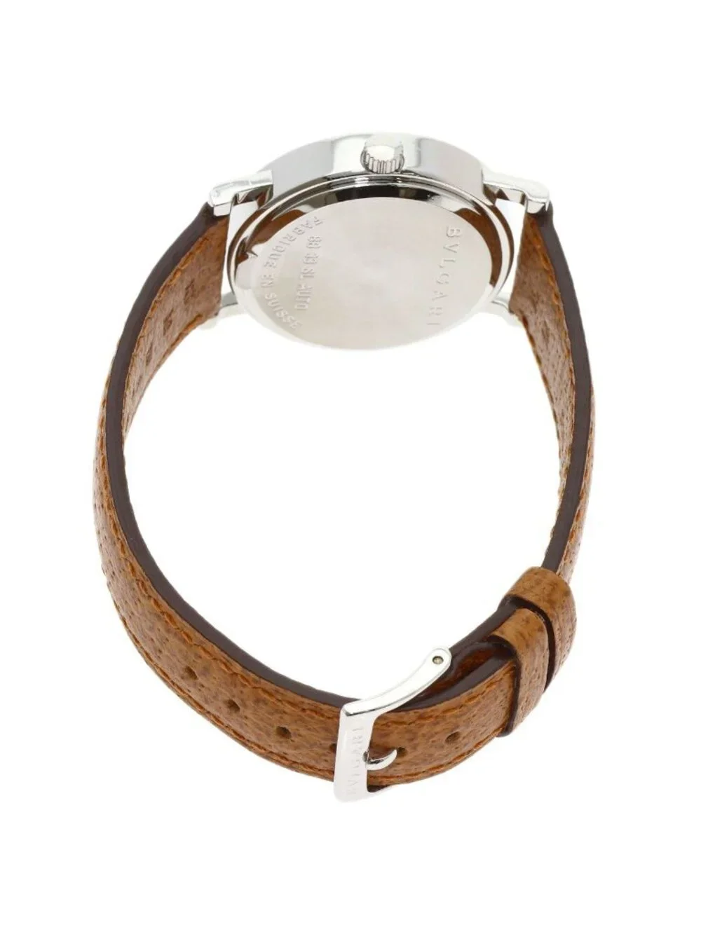 Bvlgari Auto Watch SS Leather